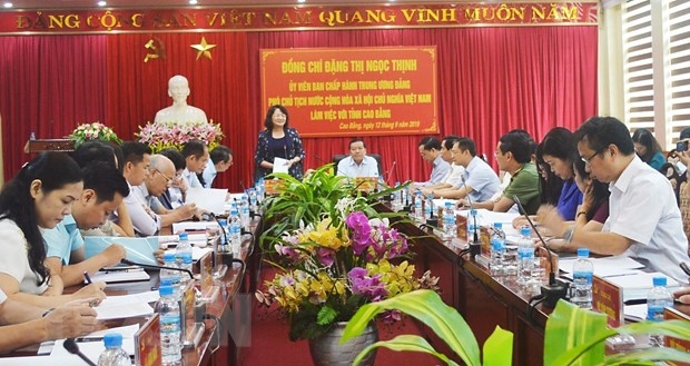 pho chu tich nuoc den tham va lam viec tai tinh cao bang