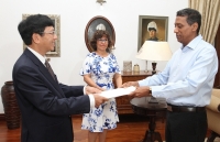 Đại sứ Lê Huy Hoàng trình Thư Ủy nhiệm lên Tổng thống Cộng hòa Seychelles