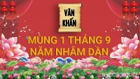 Văn khấn mùng 1 tháng 9 Âm lịch năm Nhâm Dần 2022, bài cúng gia tiên và thần linh theo truyền thống Việt Nam