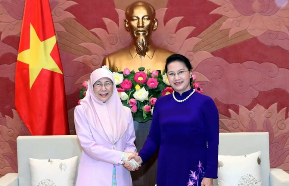 Chủ tịch Quốc hội Nguyễn Thị Kim Ngân tiếp Phó Thủ tướng Malaysia