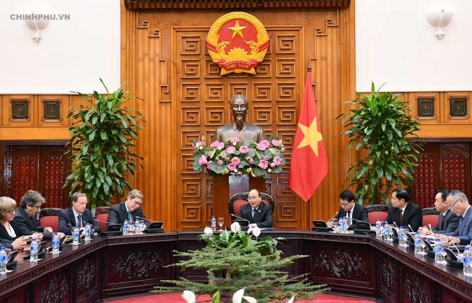 Thủ tướng Nguyễn Xuân Phúc tiếp đoàn Ủy ban nghề cá, Nghị viện châu Âu