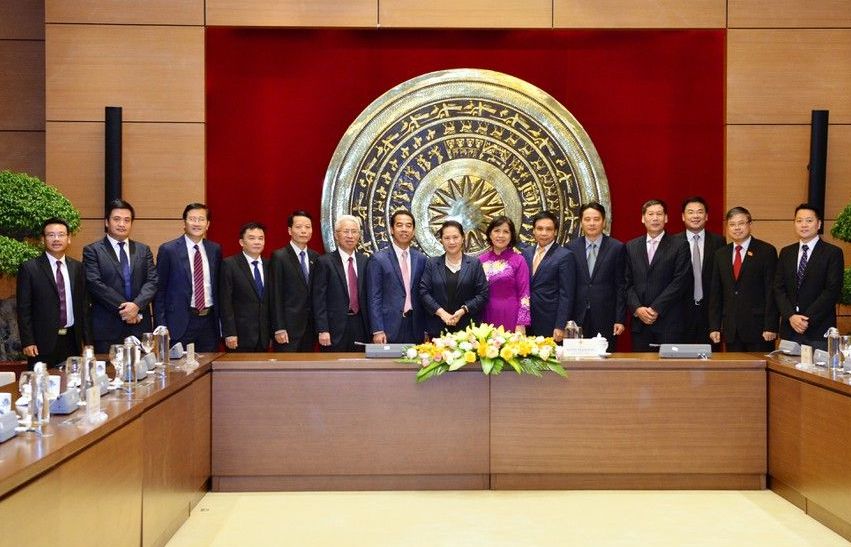 Chủ tịch Quốc hội tiếp các Trưởng cơ quan đại diện ngoại giao Việt Nam ở nước ngoài