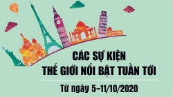 Dự kiến các sự kiện thế giới nổi bật tuần tới (từ ngày 5-11/10)