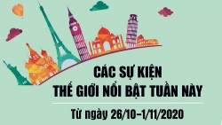 Dự kiến các sự kiện thế giới nổi bật tuần này (từ ngày 26/10-1/11)