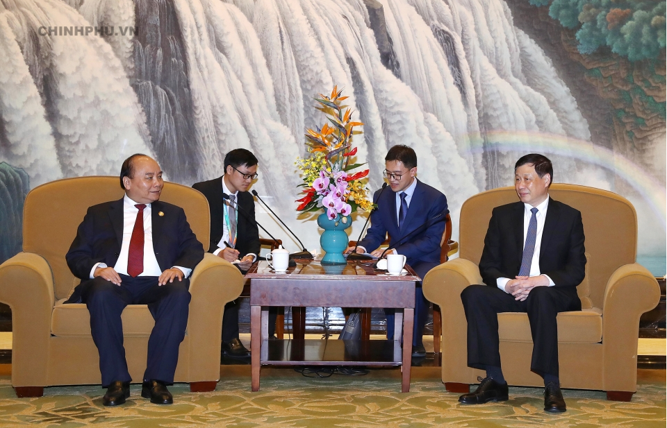 Thủ tướng Nguyễn Xuân Phúc tiếp Thị trưởng thành phố Thượng Hải