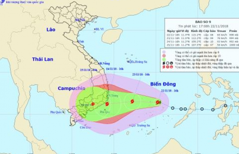 Thủ tướng Nguyễn Xuân Phúc yêu cầu tập trung ứng phó với bão số 9 và mưa lũ
