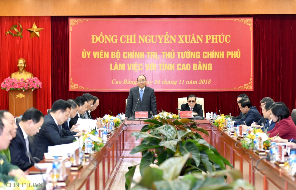Thủ tướng Nguyễn Xuân Phúc yêu cầu tìm giải pháp đột phá để Cao Bằng phát triển