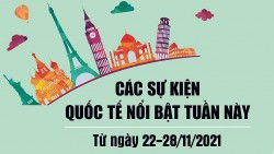 Dự kiến các sự kiện quốc tế nổi bật tuần từ ngày 22-28/11/2021