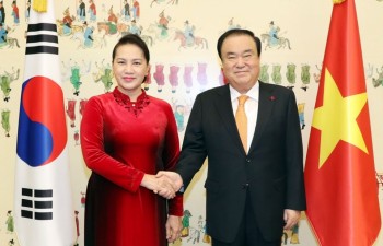 Chủ tịch Quốc hội Hàn Quốc hội đàm với Chủ tịch Quốc hội Nguyễn Thị Kim Ngân