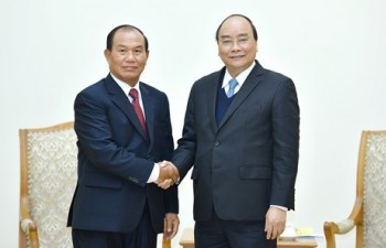 Thủ tướng Chính phủ Nguyễn Xuân Phúc tiếp Bộ trưởng Tư pháp Lào
