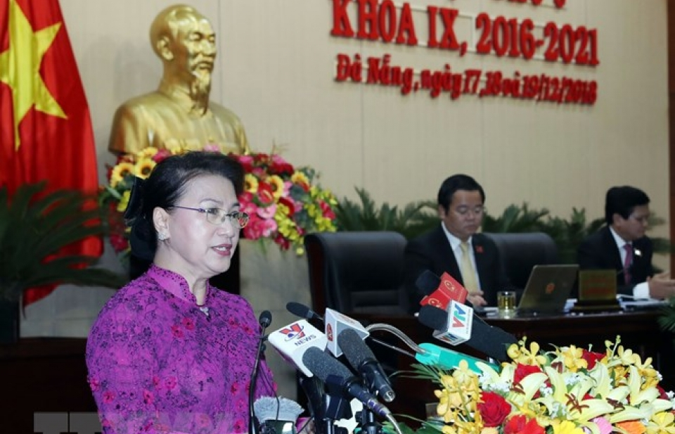 Chủ tịch Quốc hội dự Kỳ họp thứ 9, HĐND thành phố Đà Nẵng Khóa IX