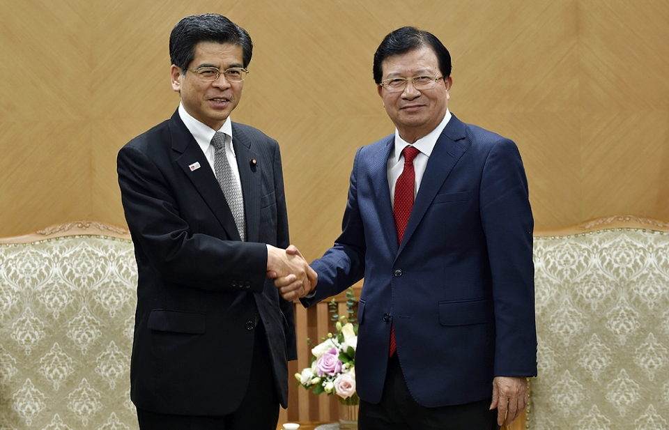 Phó Thủ tướng Trịnh Đình Dũng: Tăng cường hợp tác với Nhật Bản trong lĩnh vực hạ tầng, phòng chống thiên tai