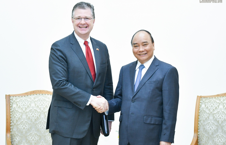 Thủ tướng Chính phủ Nguyễn Xuân Phúc tiếp Đại sứ Hoa Kỳ