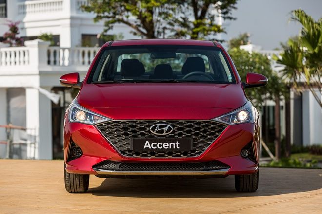 Hyundai Accent 2021 được trau chuốt về ngoại hình.