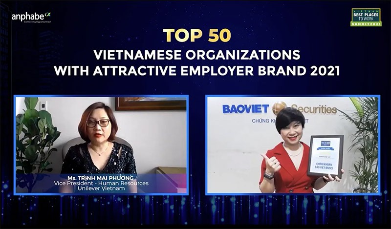 BVSC ĐƯỢC VINH DANH TOP 100 NƠI LÀM VIỆC TỐT NHẤT VIỆT NAM