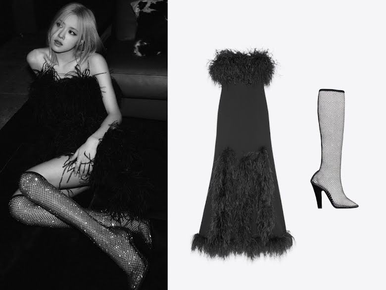 Soi giá loạt trang phục thuộc BST Xuân 2022 từ thương hiệu Saint Laurent của Rosé BLACKPINK
