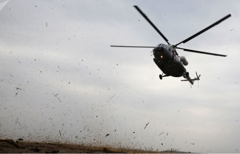 Trực thăng quân sự chở 13 người bị rơi tại Kazakhstan