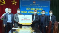 Tập đoàn Dầu khí Việt Nam và PVNDB trao 5 tỷ đồng ủng hộ công tác phòng, chống dịch Covid-19 của tỉnh Thái Bình