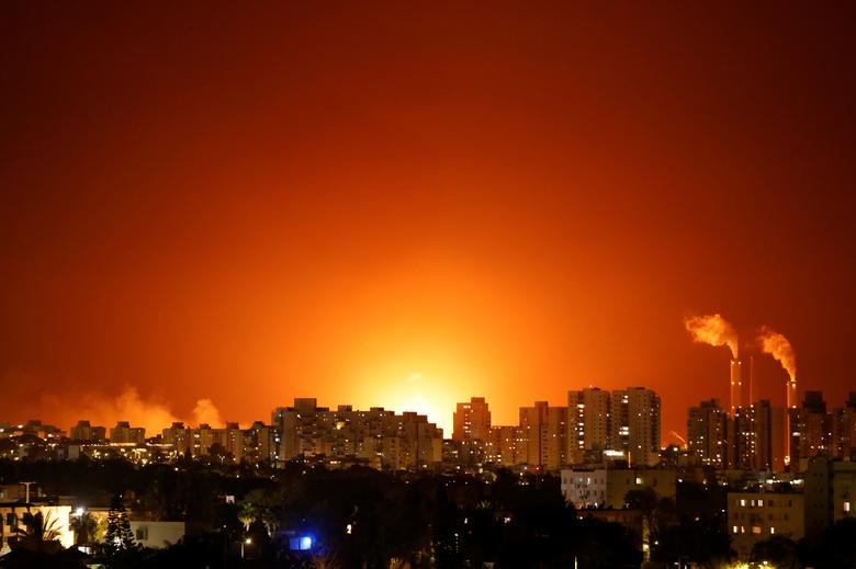 Căng thẳng Israel   Palestin: Hiện trường đổ nát sau các cuộc không kích ở dải Gaza
