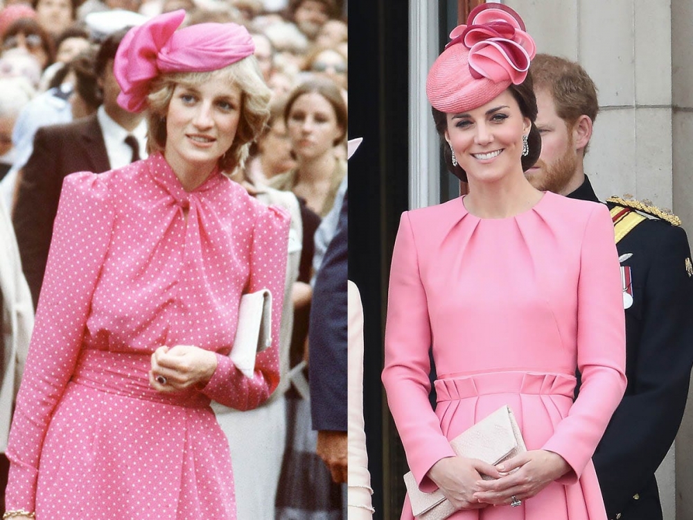 Những lần 'đụng hàng' phong cách của Kate Middleton với Công nương Diana