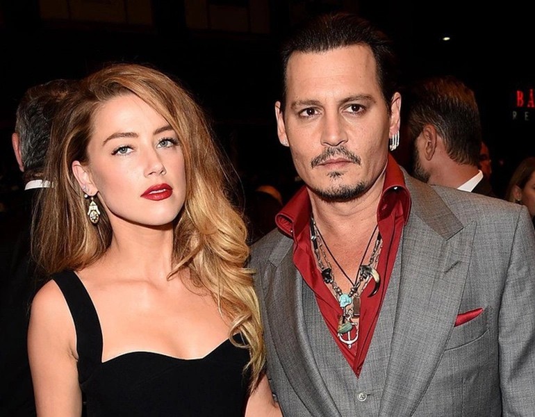 Johnny Depp và Amber Heard khi còn hạnh phúc (Ảnh: News).