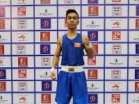 SEA Games 31: Võ sĩ boxing Việt Nam Trần Văn Thảo giành thắng lợi tuyệt đối trước đối thủ Indonesia