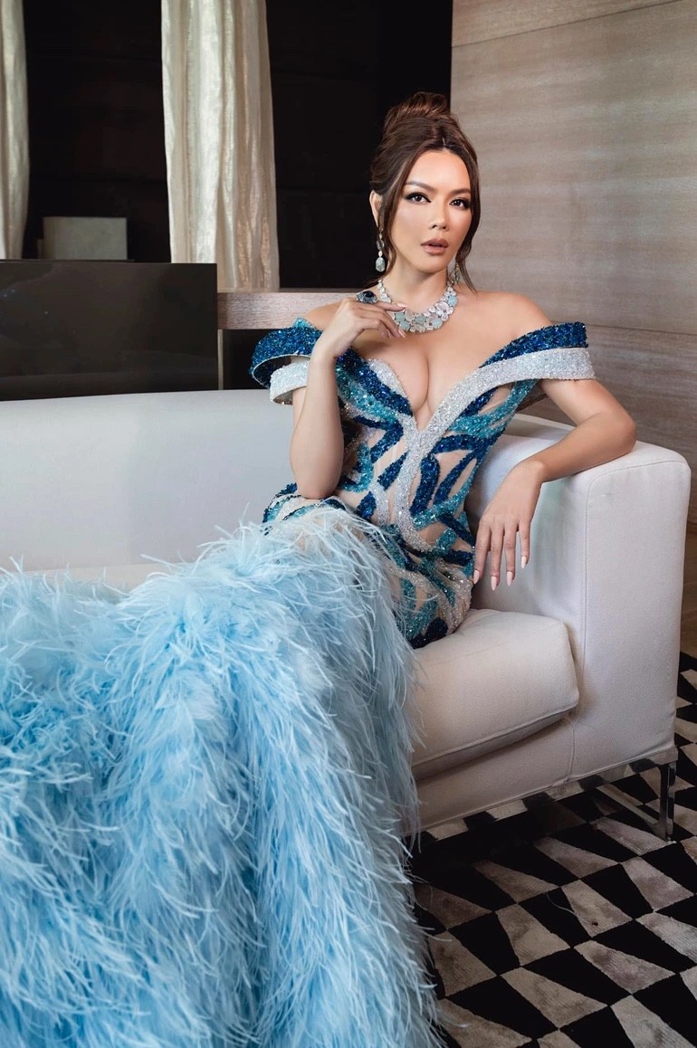 Hà Thanh Việt thiết kế đầm dạ hội cho Lý Nhã Kỳ tại Cannes 2022