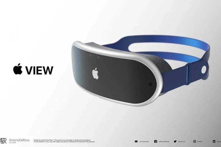 Bản dựng chiếc kính thực tế ảo của Apple. (Nguồn: MacRumors)