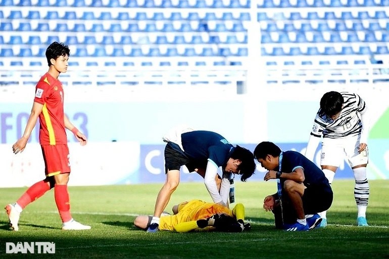 Những pha bóng 'nghẹt thở' tại trận U23 Việt Nam   U23 Hàn Quốc