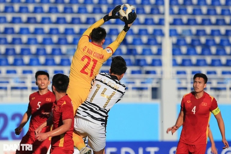 Những pha bóng 'nghẹt thở' tại trận U23 Việt Nam   U23 Hàn Quốc