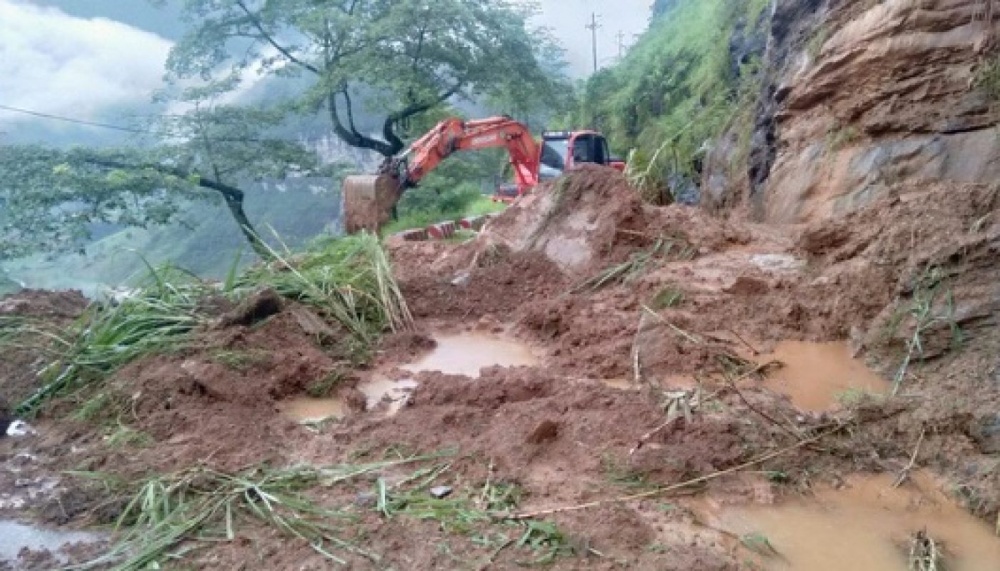 Hình ảnh Hà Giang bị 'bao vây' trong nước lũ, Nhà máy thủy điện Thái An dừng hoạt động hoàn toàn