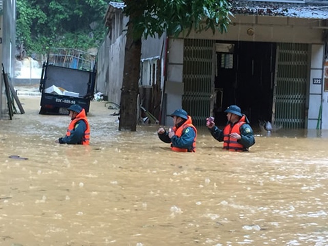 Hình ảnh Hà Giang bị 'bao vây' trong nước lũ, Nhà máy thủy điện Thái An dừng hoạt động hoàn toàn