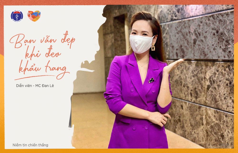 Chung tay phòng chống Covid-19, sao Việt truyền thông điệp 'Bạn vẫn đẹp khi đeo khẩu trang'