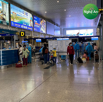 Covid-19 ở Nghệ An: Hàng trăm người dân xứ Nghệ đến sân bay Tân Sơn Nhất làm thủ tục về quê