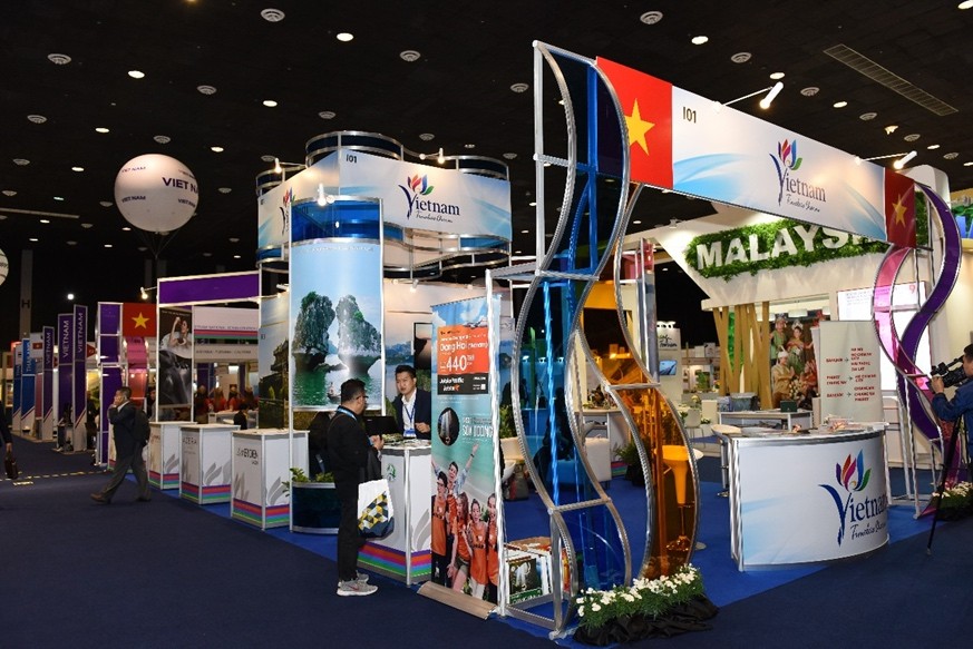 Tổng cục Du lịch tham gia Hội chợ Du lịch ASEAN (TRAVEX) tại Chieng Mai (Thái Lan) tháng 01/2018.