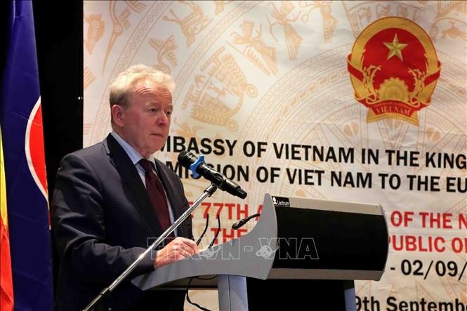 Long trọng tiệc chiêu đãi kỷ niệm 77 năm Quốc khánh nước Cộng hòa xã hội chủ nghĩa Việt Nam tại Bỉ