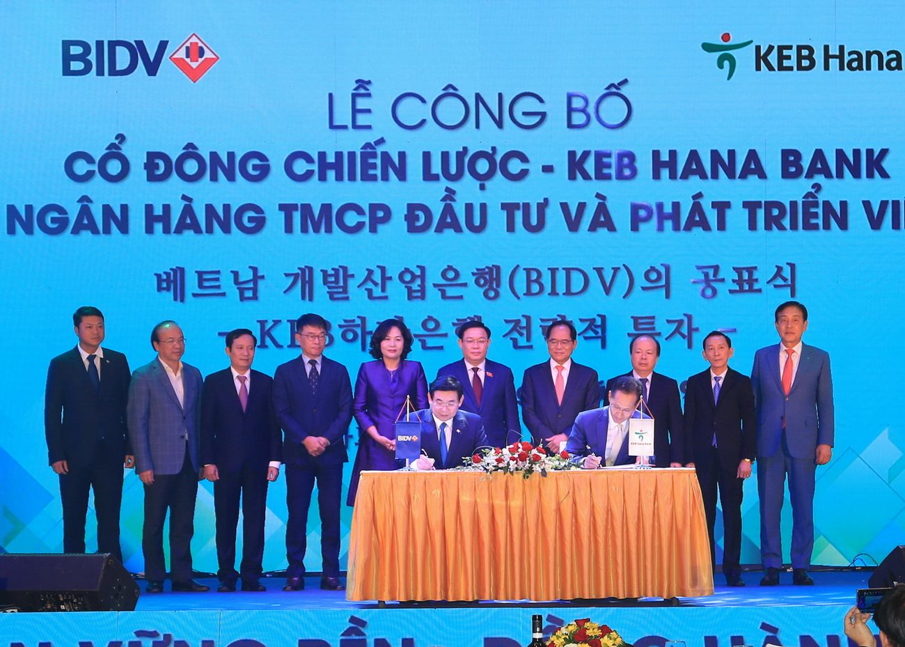 keb hana bank chinh thuc tro thanh co dong chien luoc nuoc ngoai cua bidv