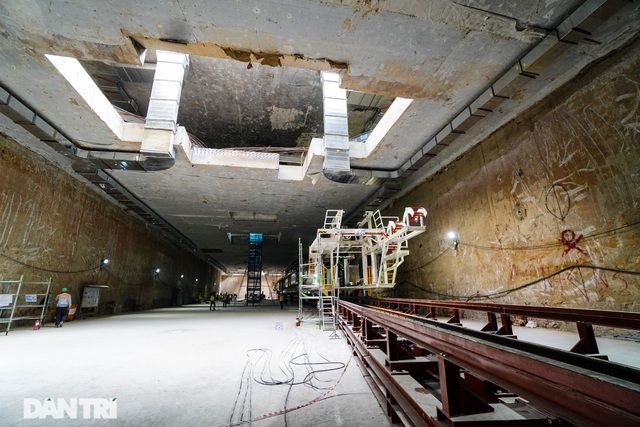Mục sở thị robot đào hầm TBM - 'quái vật' đào hầm khổng lồ đầu tiên của Hà Nội