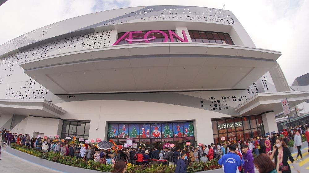 Các 'tín đồ shopping' nô nức tham gia khai trương trung tâm thương mại AEON Hải Phòng