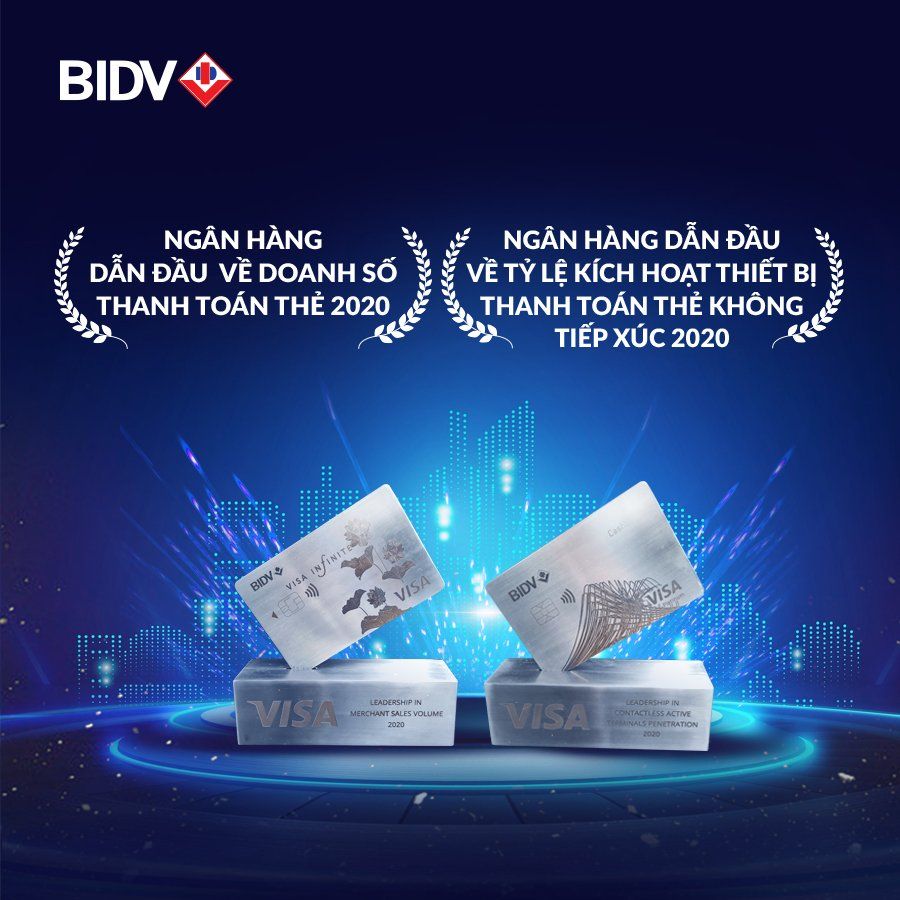 Năm 2020, thanh toán thẻ BIDV lên ngôi