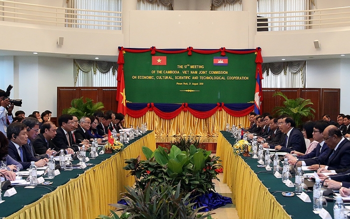 Phó Thủ tướng Phạm Bình Minh đồng chủ trì Kỳ họp Ủy ban Hỗn hợp Việt Nam-Campuchia