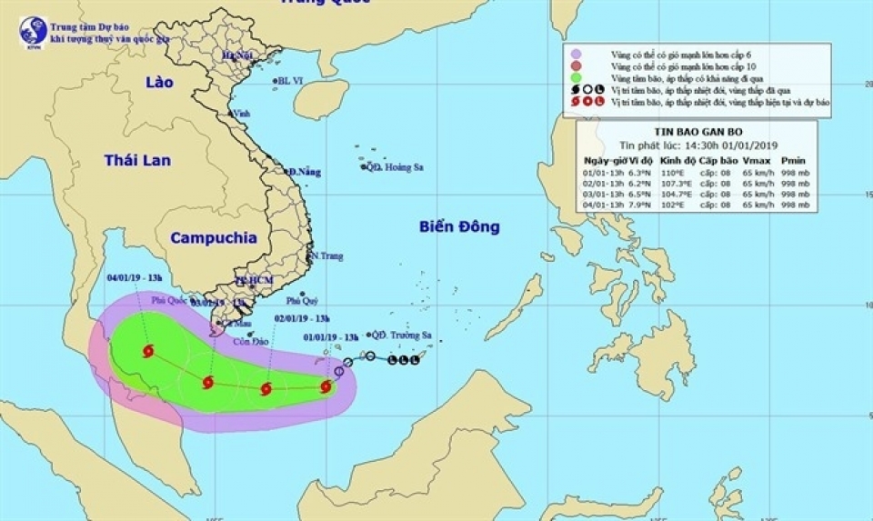 extreme weather forecast for start of 2019