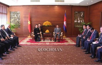 NA Chairwoman meets Cambodian Senate President