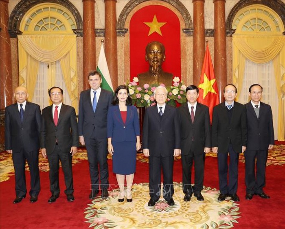 top leader welcomes newly accredited ambassadors