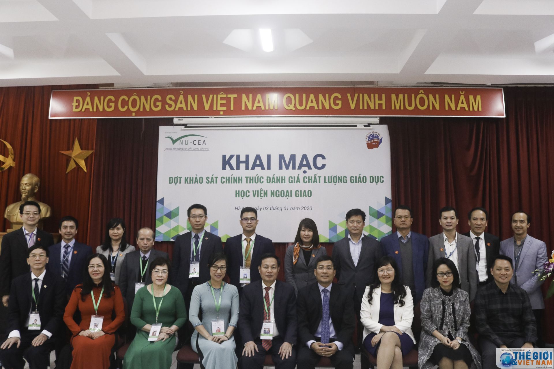 khai mac dot khao sat chinh thuc danh gia chat luong giao duc hoc vien ngoai giao