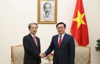 Deputy PM Vuong Dinh Hue receives Chinese Ambassador