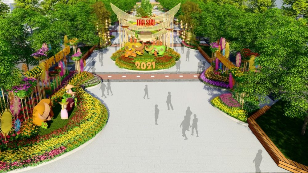 Ho Chi Minh City unveils draft design for 2021 Nguyen Hue Flower Street Ho Chi Minh City unveils draft design for 2021 Nguyen Hue Flower Street