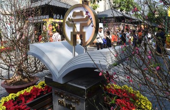 Readers rush to Spring Book Street in Ha Noi