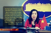 Vietnam asks China to respect its sovereignty