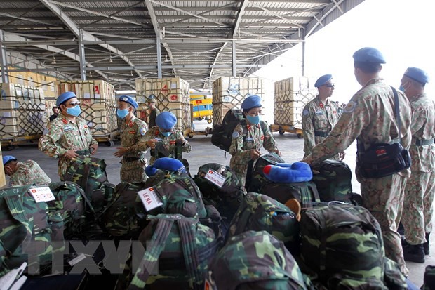 Ceremony held to bid farewell to staff of level-2 field hospital No.3 to South Sudan